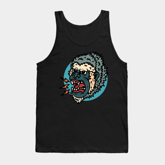 angry monkey tattoo Tank Top by donipacoceng